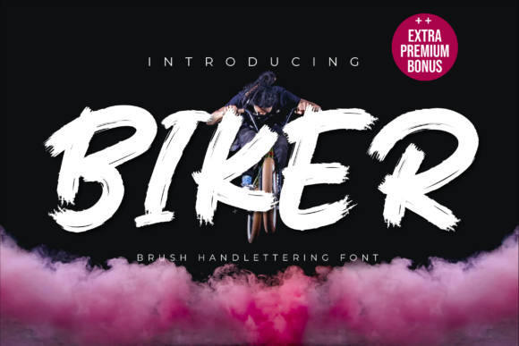 Biker Font: Hand-Drawn Style for Bold Designs