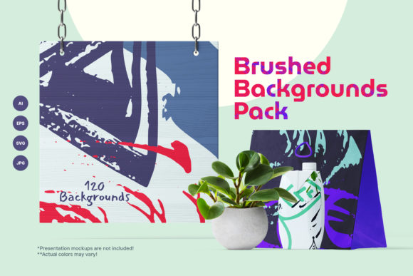 Brushed Backgrounds Pack: A Versatile Design Resource