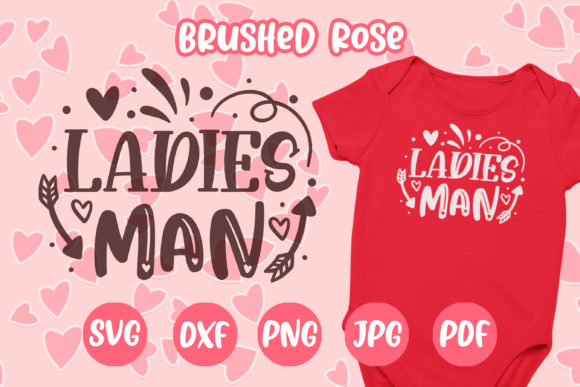 Creating Custom Valentine's Day Apparel with the Ladies Man SVG Design