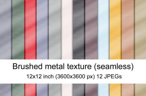 Elevate Designs with Brushed Metal Texture