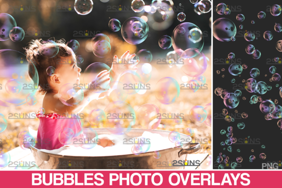 Elevate Designs with Soap Bubble Overlays