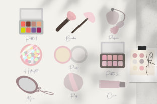Elevating Design with Minimalistic Flat Makeup Modern Items