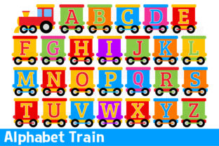 Evaluating Alphabet Train Clipart for Educational and Creative Projects