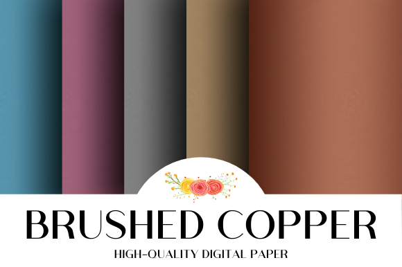 Evaluating the Brushed Copper Texture Background for Professional Design