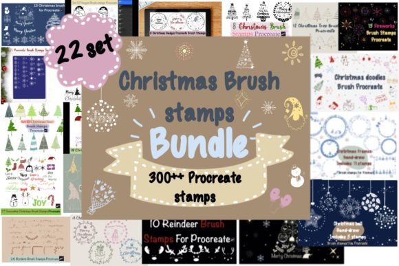 Evaluating the Christmas Brushes Stamps Bundle for Procreate