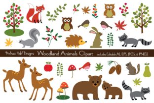 Evaluating Woodland Animals Clipart for Creative and Educational Projects