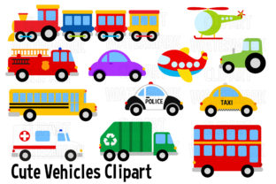 High-Res Vehicles and Transport Clipart for Designers