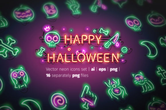 Unlocking Creative Potential: The Ultimate Guide to Halloween Neon Icons and Customizable Sign Sets