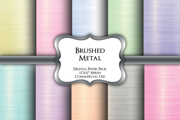 Unlocking Professional Polish with the Brushed Metal Digital Paper Pack