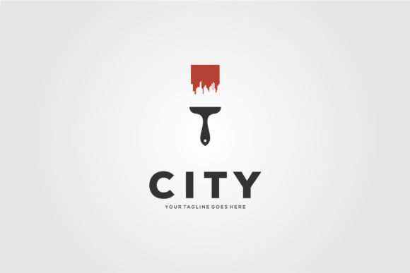 Unveiling the City Building Brush Creative Logo Vector: A Design Essential