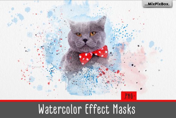 Watercolor Effect Masks: Creative Digital Assets